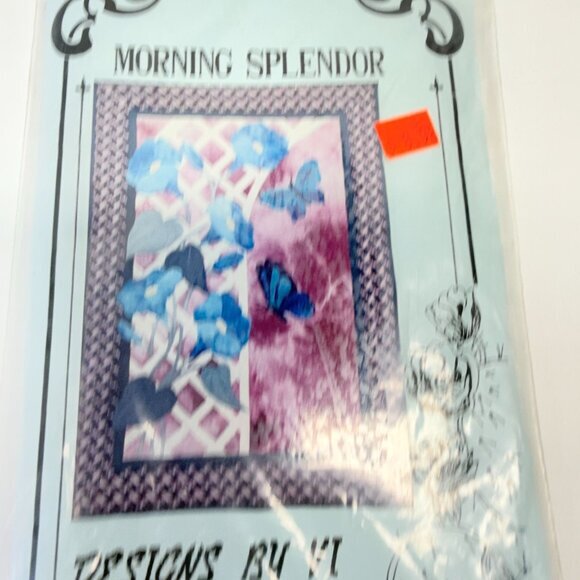 Morning Splendor Quilt Pattern Designs by Vi #246 Morning Glory Butterfly - Picture 2 of 5